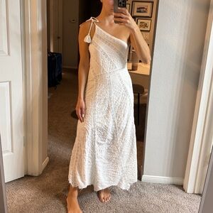 Feee People Bella One Shoulder Midi Dress